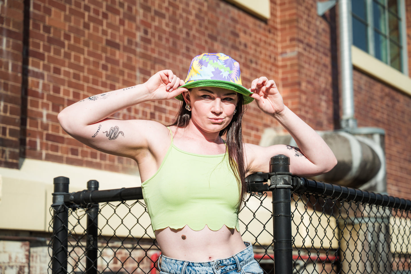 Silly Weasel Wiggles Reversible Bucket Hat